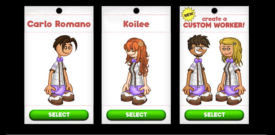 Select the Character